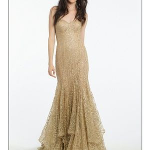 Gold prom/homecoming dress